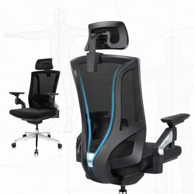 China High Quality Ergonomic High Back Office Swivel Chairs With Armrest 4d Boss Chair Executive Office Swivel Chair Rotating for sale