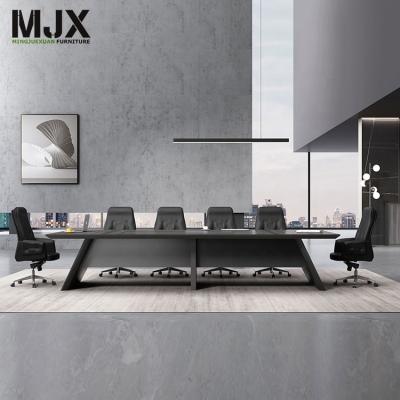 China Latest Design Office Furniture MFC Convertible Panel Conference Table for sale