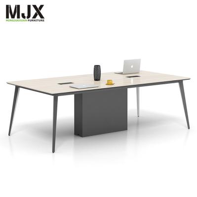 China Large MFC Conference Room Modern Wood Meeting Table Office Furniture Melamine Wood Meeting Room Table for sale