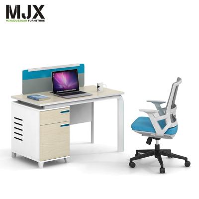 China Administrative Staff Office Convertible Workstation With Wooden Table Partition For 1 Person for sale