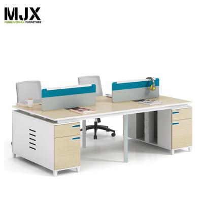 China Convertible Modern Youth 4 Seat Office Workstations With Aluminum Frame for sale