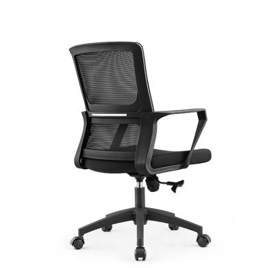 China (Size) Hot Selling Adjustable Swivel Office Chair, Cheap Mesh Office Chair, Ergonomic Screw Lift Staff Conference Chair for sale