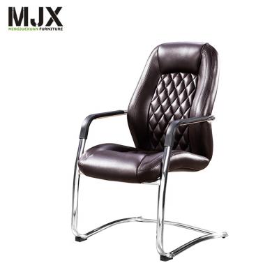 China Moden Office Furniture Mid Back Chair PU Adjustable Back Chair Executive Conference Chair (Height) Visitor Chair for sale