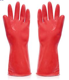 China Haushalts-Reinigungs-Latex-Handschuhe, Silikon-Abwasch-Küchen-Gummi-Handschuhe zu verkaufen