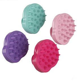 Chine Bath d'animal familier de massage de brosse de nettoyage d'animal familier de silicone toilettant la matière plastique à vendre