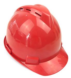 China HDPE aprobado rojo del ABS de los cascos de seguridad del PPE EN397 para protector principal en venta