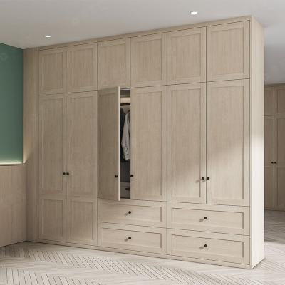 China 2021 SUOFEIYA Environmental Nordic Style Bedroom Wooden Wardrobe Walk In Closet for sale