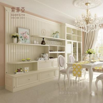 China Other Hot Selling Design Luxury Classic Fancy TV Stand Storage Cabinet White Living Room Furniture for sale