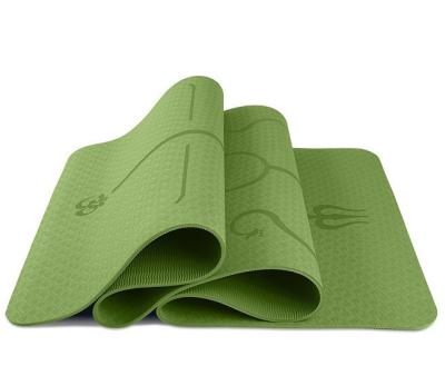 China Yoga Pilate Exercise Amazon PU Hot-selling High-end Non-slip Rubber Eco-friendly Thick Mat for sale