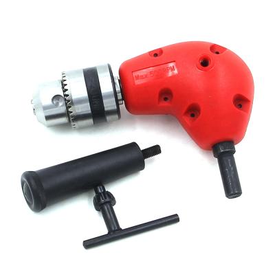 China Carbon Steel 90 Degree Bend Electronic Right Angle Drill Attachment Chuck Angle Impact Driver Tool Universal for sale