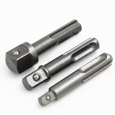 China Masonry Drilling 3pc SDS Adapter Electric Hammer Handle Connecting Rod Of Impact Drill Chuck Socket Adapter Accessories for sale