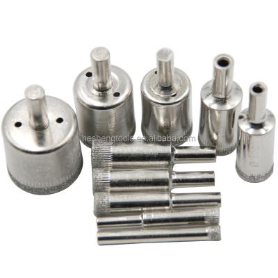 China Metal Sheet Cutting 10pc 8-50mm Granite Diamond Glass Hole Opener Drill Bits Ceramic Marble Hole Saw Set for sale