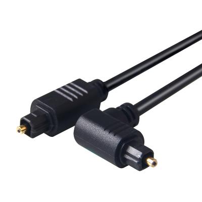 China High Quality Multimedia 90 Degree Elbow HIGH FIDELITY Digital Toslink Optical Audio Cable Male To Male for sale