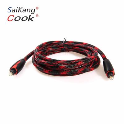 China Hot Selling COMPUTER 1.8m Digital Toslink Optical Fiber Optic Audio Cable To Toslink Cable for sale