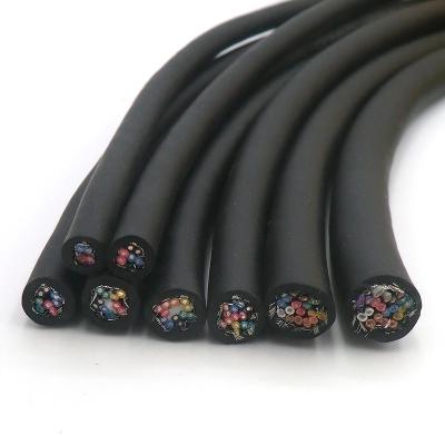 China Underground RVVSP 4P*22AWG imported servo encoder cable PVC sheathed twisted pair shielded servo cable for sale