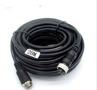 China Waterproof telecommunication aviation plug 4 pin mdvr rear view camera car 4pin male female aviation cable for sale