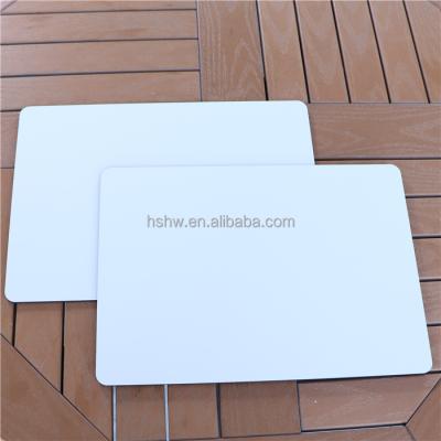 China Wooden Rectangle 20x26cm DyeSublimation High Quality Custom Printing Blank Cork Placemats for sale