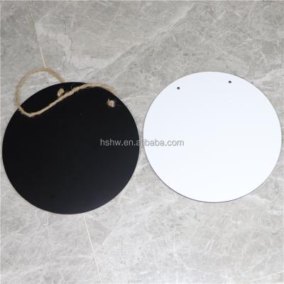 China Hanging Decoration 10inches Panel Round Shape With Hemp Rope for sale