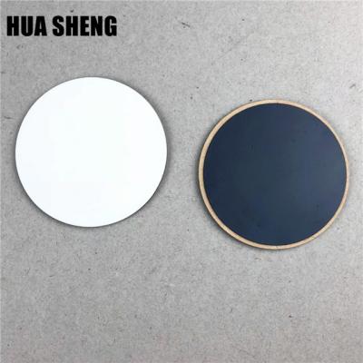 China Wholesale MDF Souvenir Custom Round Shape 55mm Blank Printable Wooden MDF Sublimation Fridge Magnets for sale