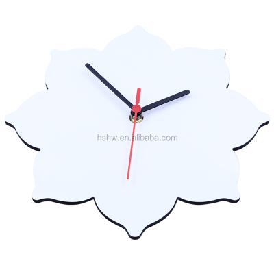 China Wholesale Blank MDF Wooden Clock Europe Sublimation Board Hard Wall Clock Face for sale