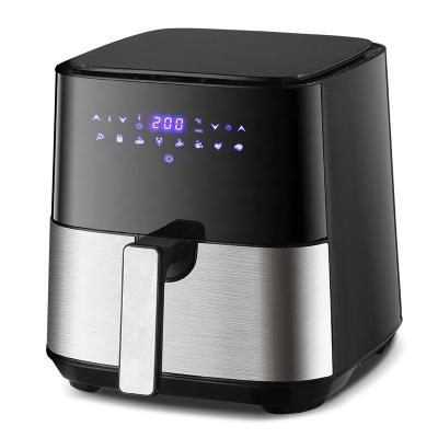 China 2022 NEW commercial 5L air fryer with LED touch screen for sale