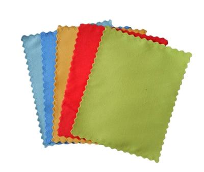 China High Quality 160 Gsm Sustainable Ant Mist Glass Suede Factory Custom Cleaning Cloth for sale