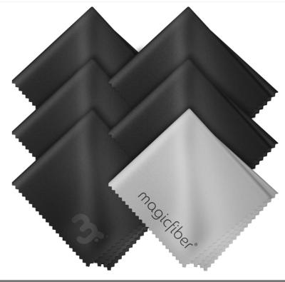 China Custom Printed Black Logo Glass Cloths Cleaning Cloths, Bulk Microfiber Towel Wholesale Cleaning Cloths for sale