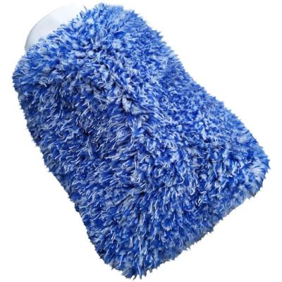 China QUICK DRY Wholesale Microfiber Car Wash Mitt Fiber Car Wash Cleaning Glove for sale