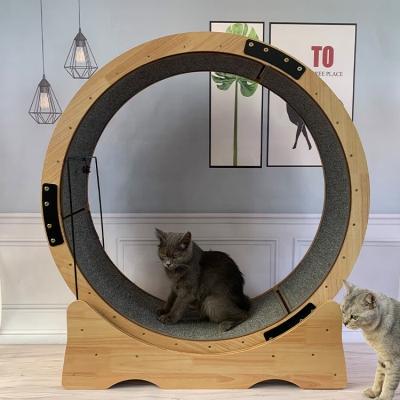 China Large Size High Quality Stocked Cat Exercise Running Wheel for sale