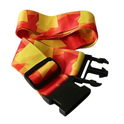 China Polyester New Product No Minimum Cheap Promotional Woven Luggage Belt Strap for sale