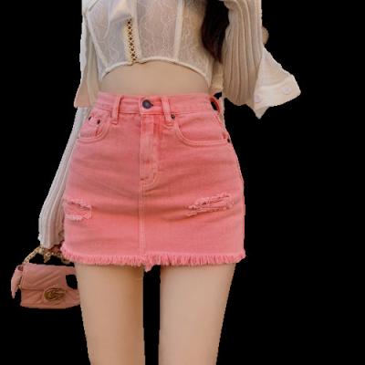 China Women's Breathable Anti-Runway Denim Fashion Micro Sexy Ultra Tight Hot Mini Skirt For Young Girls for sale