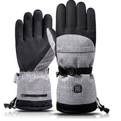 China Electric Heating Glove Smart Heating Winter Heating Waterproof Motorcycle Riding Outdoor Sports Electric Heating Ski Glove for sale