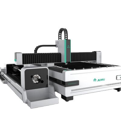 China Laser CUTTING Jiuwu Square Tube Laser Cutter 1500w 3015 Fiber Laser Cutting Machine for Metal Sheet and Tube with CE for sale