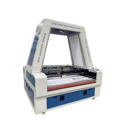 China Laser CUTTING 1610 Large Format Hobby CCD Camera Laser Cutting Machine Shandong Jinan Fabric Acrylic for sale