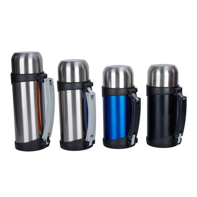 China PORTABLE PORTABLE Outdoor Water Pots Double Walled Stainless Steel Insulated Camping Thermal Water Bottle for sale