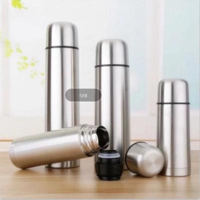 China PORTABLE Personalized Bullet Shape Vacuum Flask Thermos Stainless Steel Stainless Steel Thermal Water Bottle For Rising for sale