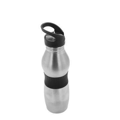 China LOGO Printed Outdoor Sports Water Custom PORTABLE Bottles 21 OZ/600ml China Supplier Single Walled Stainless Steel Flasks With Straw for sale