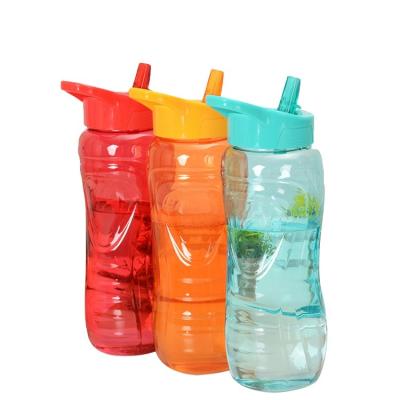 China PORTABLE Water Bottles Space Outdoor Bottle With Straw Portable BPA Free Recyclable Plastic In Shell Food Grade Sports Colorful 800ml for sale