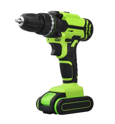 China Green color 21V lithium-ion battery screwdriver power craft cordless drill DZ-003 for sale