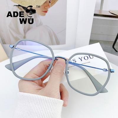 China Fashion ADE Glasses With You New 2021 Fashion Women Prescription Optical Glass Men Polygon Eyewear Glasses Frame ST0591 for sale