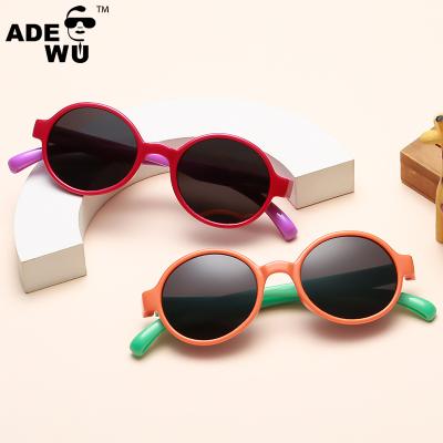 China Fashion ADE Sunglasses With You XA5044 New Fashion Round Kids Silicone Polarized Sunglasses Baby Sunglass for sale