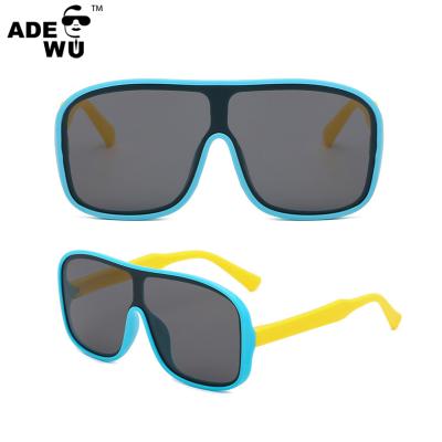 China Fashion ADE sunglasses with you new fashion children's sunglasses UV400 one-piece children XA1561 for sale