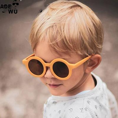 China Fashion ADE Sunglasses With You STY2107D Hot Sale Cute Candy Sunglasses Children Round Sun Glasses For Boy Girl Kids Shades for sale