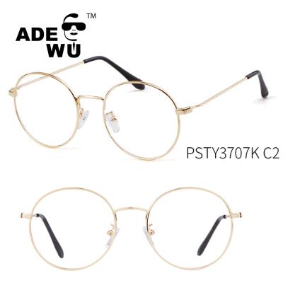 China Fashionable ADE with you PSTY3707K Round Glasses Factory Retro Eyeglasses Factory Wholesale Optical Glasses Support Custom Myopia Glass for sale