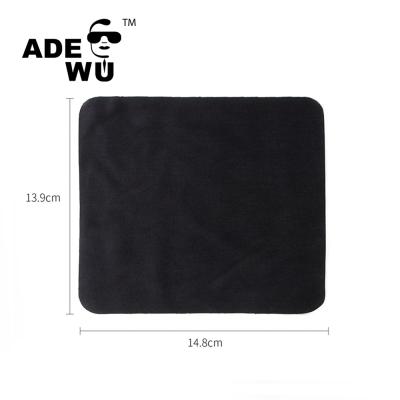 China ADE with you High Quality Sunglasses Cleaning Cloth Glass Black Square Accessories Accept Custom Square Logo for sale