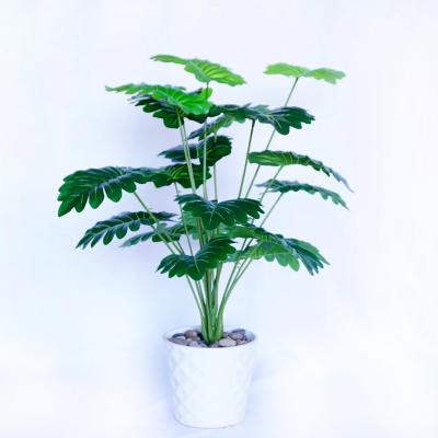 China Cheap Price Artificial Plant Artificial Tree Wedding Party Hotel Home Decoration with Big Plastic Leaves for Hotel Office Home Decoration for sale