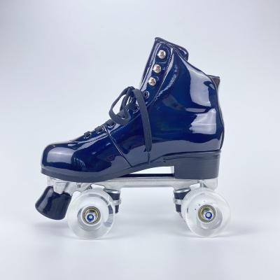 China Durable Chinese factories sell double - row skates wholesale. Aluminum Alloy Baseplate Rental Roller Skates for sale