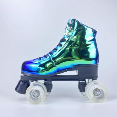 China Durable factory best-selling custom roller skates. Outdoor Sports Double Row Roller Skates Flashing Roller for sale