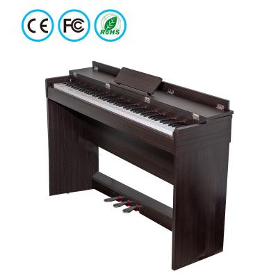 China Digital Flykeys Musical Upright Piano 88-Keys Electronic Digital Piano With Wooden Shell Built-In Speakers LK6 FCC CE for sale