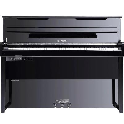 China New Design Digital FK830 Hot Sale Piano 88 Keys Piano Black Wood Panel Upright Piano Flykeys for sale